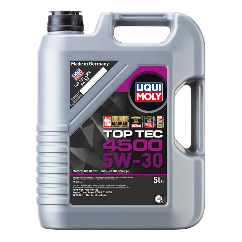 Моторное масло Liqui Moly Top Tec 4500 5W-30, 5 л