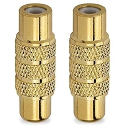 Qızılı RCA dişi - dişi female to female adapter/cable Qızılı RCA dişi - dişi female to female adapter/cable