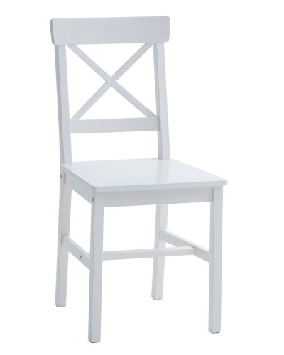 Stul JYSK Ejby, MDF, ağ, 41х87х48 sm, 2 əd