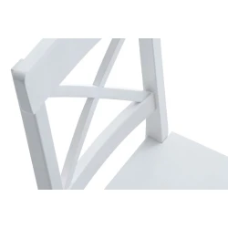 Стул JYSK Ejby, МДФ, белый, 41х87х48 см, 2 шт Стул JYSK Ejby, МДФ, белый, 41х87х48 см, 2 шт