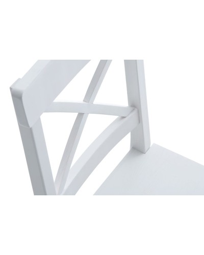 Stul JYSK Ejby, MDF, ağ, 41х87х48 sm, 2 əd