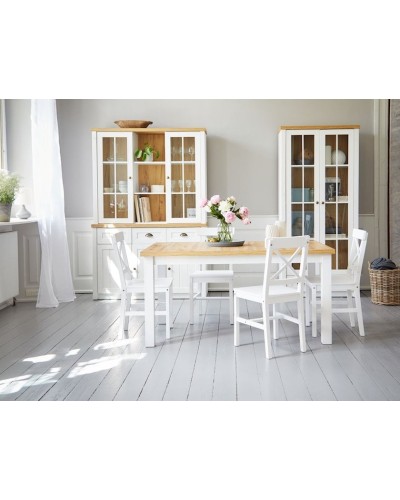 Stul JYSK Ejby, MDF, ağ, 41х87х48 sm, 2 əd