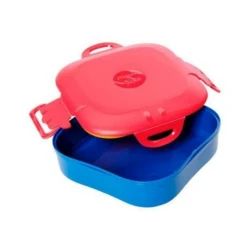 Ланч-бокс Maped Picnik, 740 мл, 16.8х16.8х5.6 см, полипропилен, синий/красный