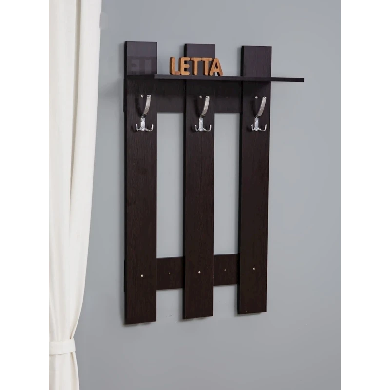 Вешалка настенная Letta Long Venge, 105x12х60 см, ЛДСП, коричневый