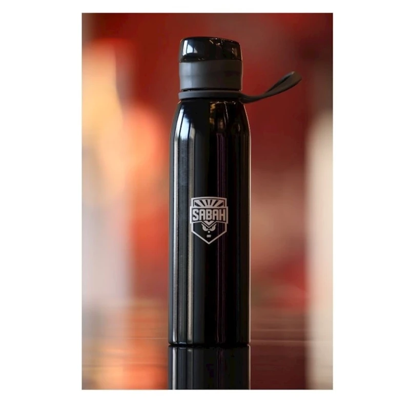 İdman su qabı PR00010, qara