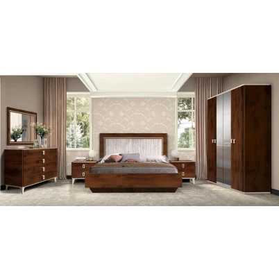 Набор мебели для спальни Slonim mebel Yod-61 Djordjiya, коричневый Набор мебели для спальни Slonim mebel Yod-61 Djordjiya, коричневый