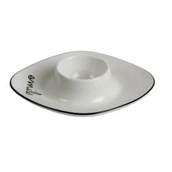 Подставка для яиц Porland Hope 04LFH000423, фарфор, белая, 14 см Подставка для яиц Porland Hope 04LFH000423, фарфор, белая, 14 см