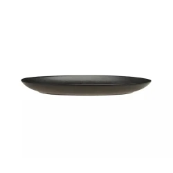 Тарелка Porland Seasons, фарфор, черная, 31 см