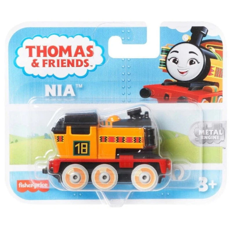 Паровоз Fisher-Price HBX92 Thomas & Friends Nia, от 3 лет, 4.8х8.5 см, металл, желтый