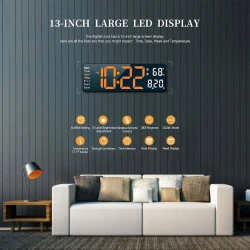 Электронные настенные часы LED 6629 Orange-B Электронные настенные часы LED 6629 Orange-B
