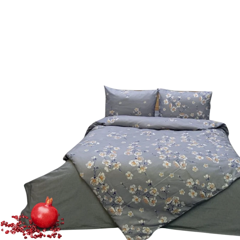 Комплект постельного белья Narlı 000989, пододеяльник 160x220 см, простыня 160x240 см, наволочка 50x70 см, полутораспальный, разноцветный Комплект постельного белья Narlı 000989, пододеяльник 160x220 см, простыня 160x240 см, наволочка 50x70 см, полутораспальный, разноцветный