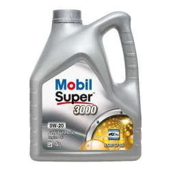 Моторное масло Mobil Super 3000 0W-20, 4 л Моторное масло Mobil Super 3000 0W-20, 4 л