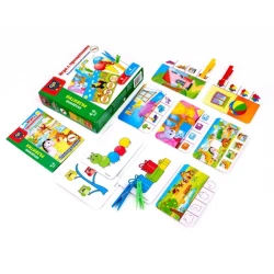 Игра с прищепками Vladi Toys Внимательный малыш VT5303-04, 4-6 лет Игра с прищепками Vladi Toys Внимательный малыш VT5303-04, 4-6 лет