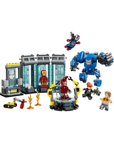 Konstruktor LEGO Marvel Iron Man's Laboratory: Hall 76315, 8 yaş+, 379 hissə - 76315