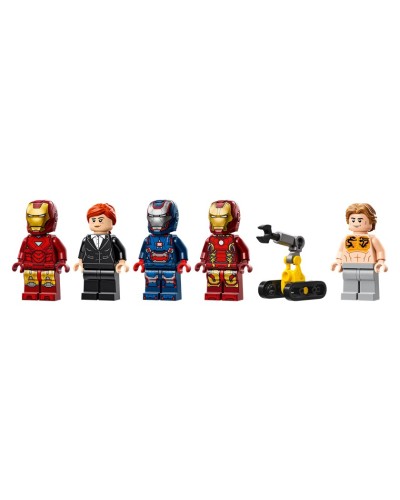 Konstruktor LEGO Marvel Iron Man's Laboratory: Hall 76315, 8 yaş+, 379 hissə - 76315
