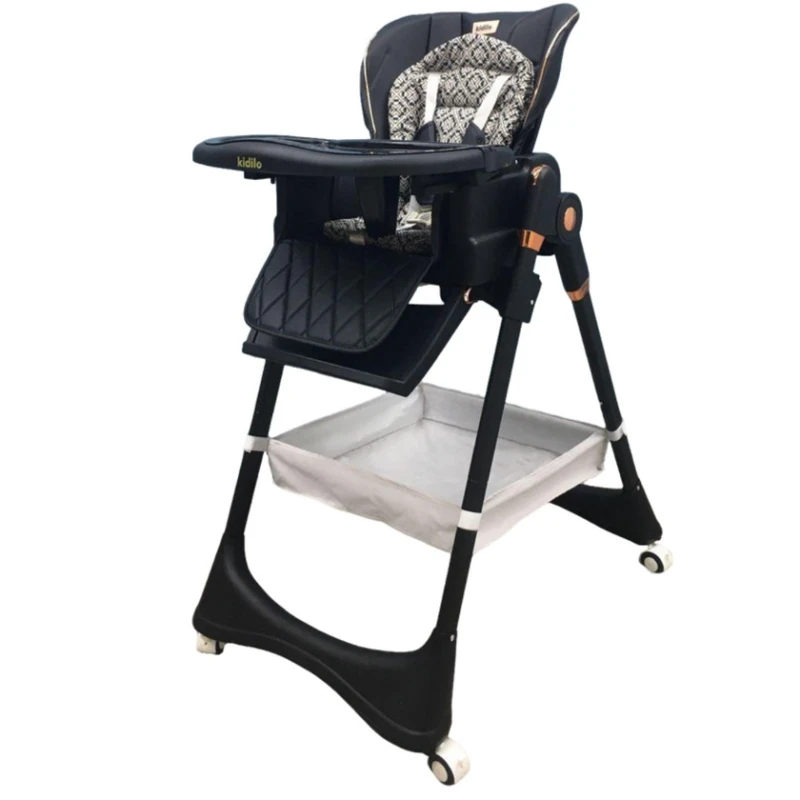 Стульчик для кормления Kidilo AZR564, черный