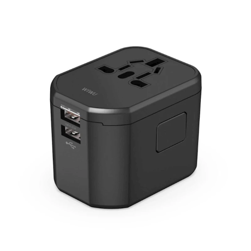 Универсальный адаптер Wiwu Wi-UA001 Black Универсальный адаптер Wiwu Wi-UA001 Black