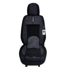 Oturacaq üçün çexol Avtostore muncuqlu, qara - avto850
