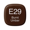 Маркер Copic Classic, E29, Burnt Umber, двусторонний, коричневый