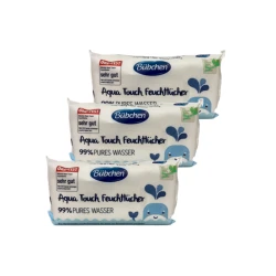 Набор детских влажных салфеток Bubchen Aqua Touch 3x48 шт (4065331000552)