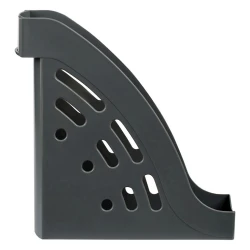 Вертикальный лоток для документов Стамм ЛТВ-30860, 1 секция, пластик, серый, 286x285x95 мм