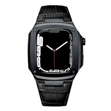 Qayış və çexol Greatcase SW629 Apple Watch 45mm üçün Black