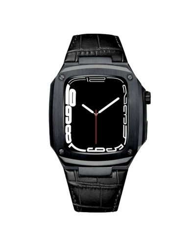Qayış və çexol Greatcase SW629 Apple Watch 45mm üçün Black