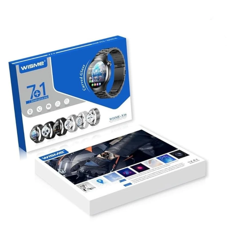 Ağıllı saat WISME-X16 gümüşü