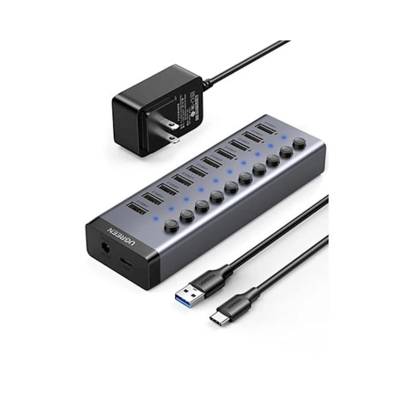 USB хаб Ugreen CM481 90307 7-Port USB 3.0 Hub USB хаб Ugreen CM481 90307 7-Port USB 3.0 Hub