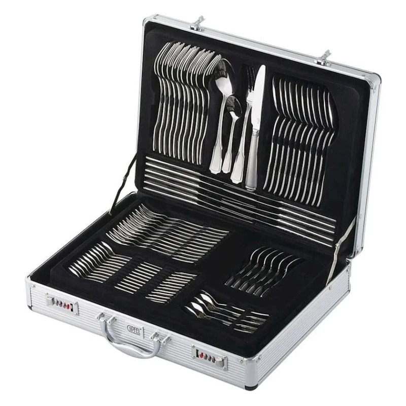 Набор столовых приборов Gipfel Vittorio 51407, на 12 персон, 72 предмета, нержавеющая сталь, серебристый Набор столовых приборов Gipfel Vittorio 51407, на 12 персон, 72 предмета, нержавеющая сталь, серебристый