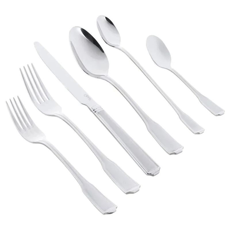 Набор столовых приборов Gipfel Vittorio 51407, на 12 персон, 72 предмета, нержавеющая сталь, серебристый Набор столовых приборов Gipfel Vittorio 51407, на 12 персон, 72 предмета, нержавеющая сталь, серебристый