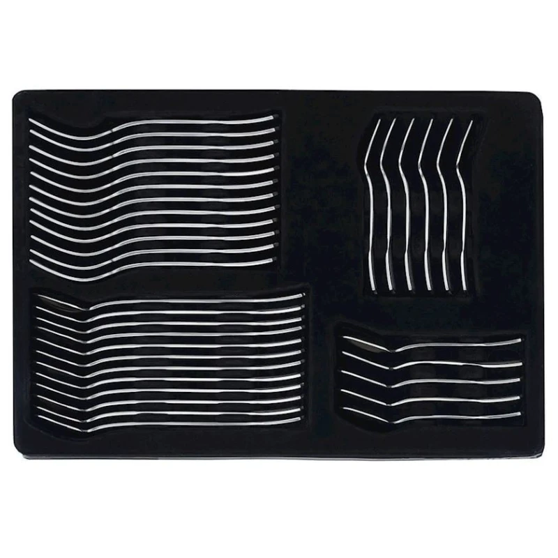 Набор столовых приборов Gipfel Vittorio 51407, на 12 персон, 72 предмета, нержавеющая сталь, серебристый Набор столовых приборов Gipfel Vittorio 51407, на 12 персон, 72 предмета, нержавеющая сталь, серебристый