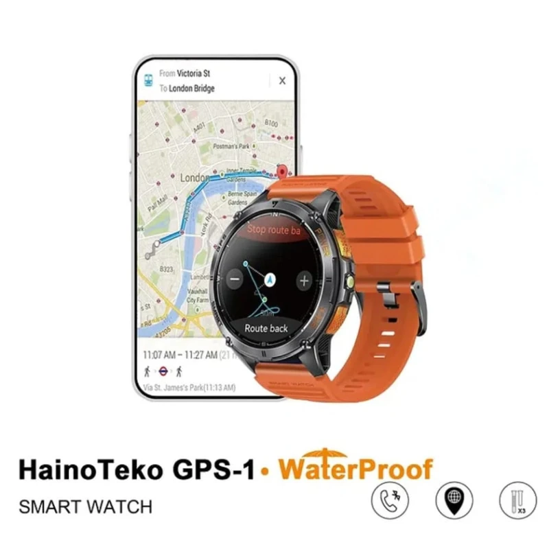 Водонепроницаемые смарт-часы GPS-1