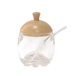 Сахарница Shengya меламин, прозрачная