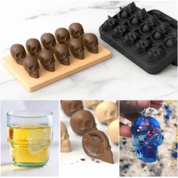 Форма для льда, силикон, 11.4х19 см