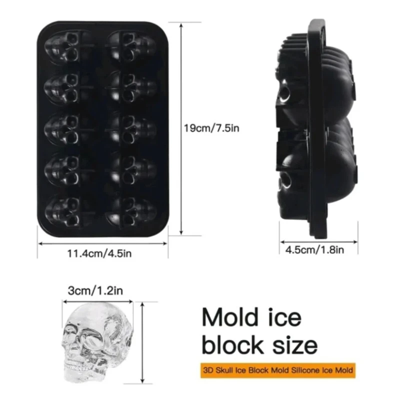Форма для льда, силикон, 11.4х19 см Форма для льда, силикон, 11.4х19 см