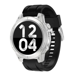 Умные часы S70 Max Silver with Black strap