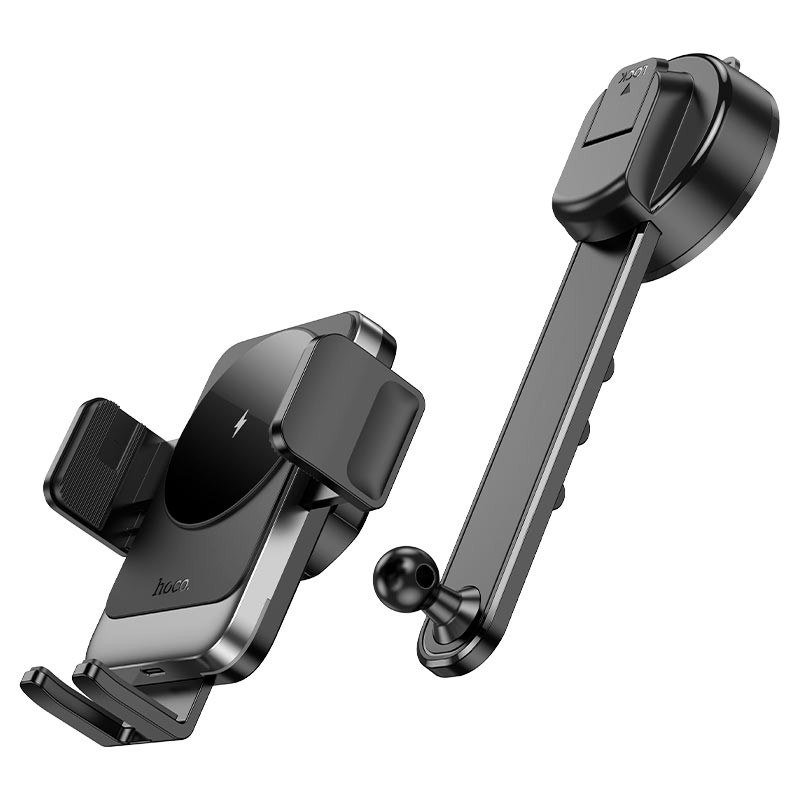 Автомобильный держатель Hoco HW14 Wireless Black + беспроводные наушники Hoco EW64 White В подарок Автомобильный держатель Hoco HW14 Wireless Black + беспроводные наушники Hoco EW64 White В подарок