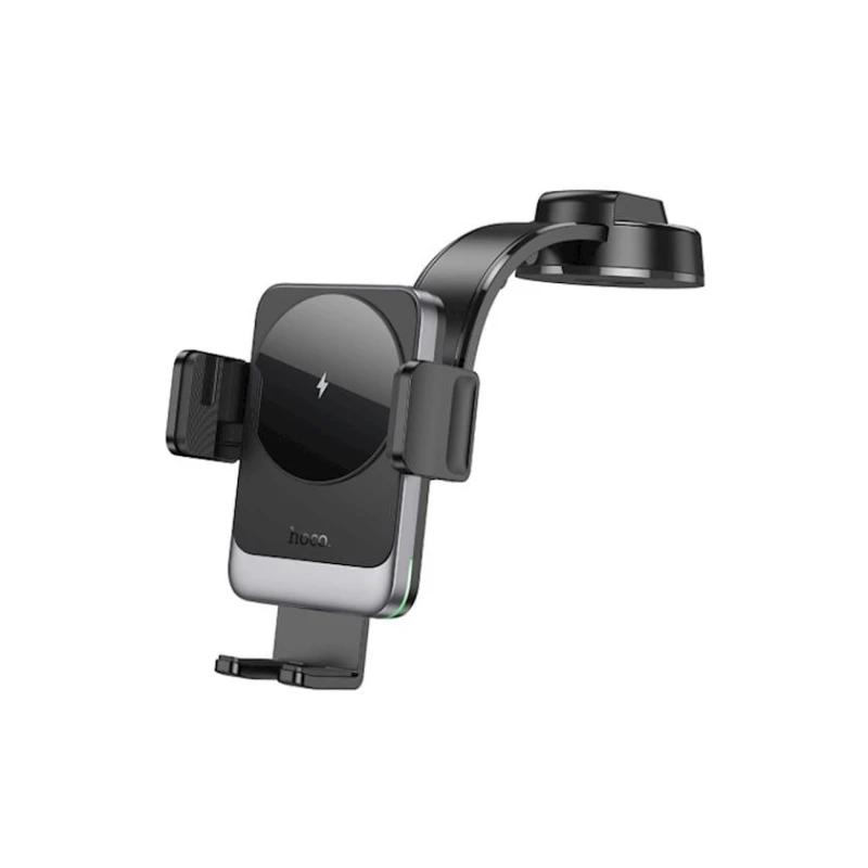 Автомобильный держатель Hoco HW14 Wireless Black + беспроводные наушники Hoco EW64 White В подарок Автомобильный держатель Hoco HW14 Wireless Black + беспроводные наушники Hoco EW64 White В подарок