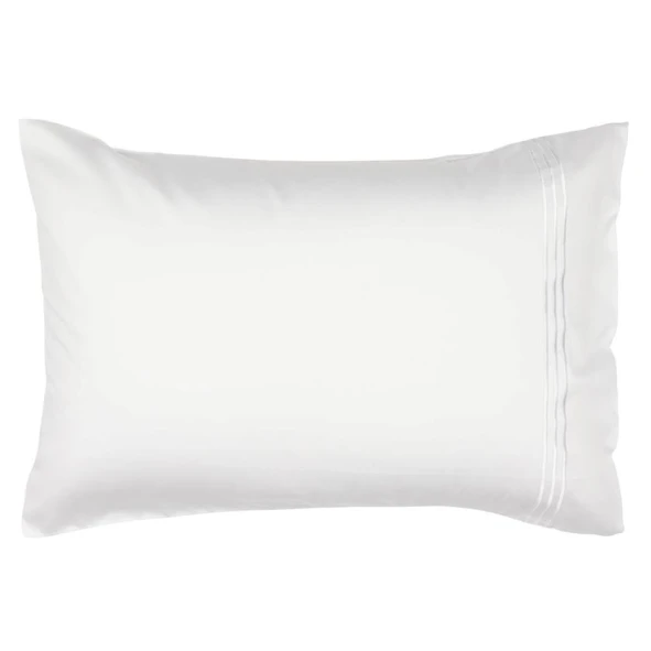 Наволочка JYSK EA, 50x70/75 см, хлопок/сатин, белая