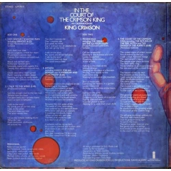 Виниловая пластинка Panegyric King Crimson - In the Court of the Crimson King