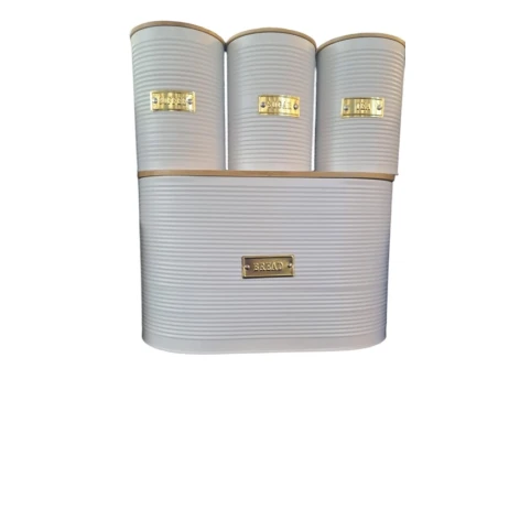 Хлебница с набором емкостей MagiDeal SE174, белая, 4 предмета Хлебница с набором емкостей MagiDeal SE174, белая, 4 предмета