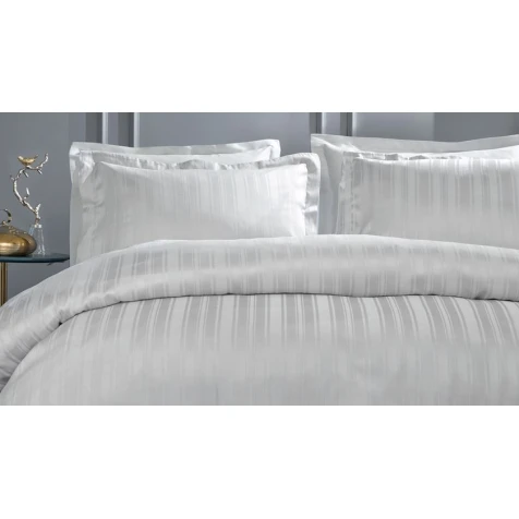 Комплект постельного белья Yataş Shelly, пододеяльник 240x220 см, простыня 280x240 см, наволочка 50х70 см (2 шт), двуспальный, бамбук/хлопок, серый Комплект постельного белья Yataş Shelly, пододеяльник 240x220 см, простыня 280x240 см, наволочка 50х70 см (2 шт), двуспальный, бамбук/хлопок, серый