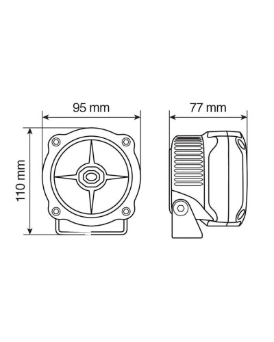 Motosikl üçün LED işiq Lampa 91423 12V Max-Lum 1