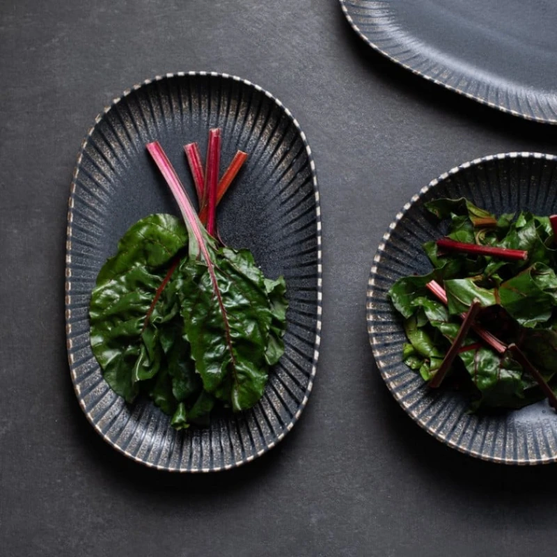 Тарелка глубокая ID-Fine Reckless Valle, фарфор, серая, 770 мл, 22 см