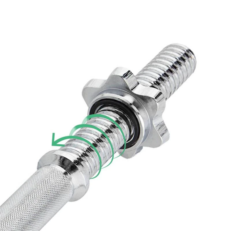 Гриф для штанги 1619, железо, серебристый, 120 см