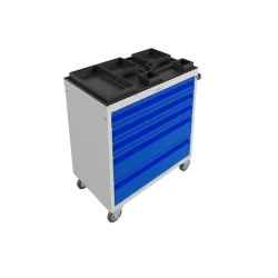 Инструментальная тележка Praktik WDS-5, сталь, серая/синяя, 738x750x453 мм Инструментальная тележка Praktik WDS-5, сталь, серая/синяя, 738x750x453 мм