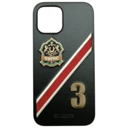 Чехол Santa Barbara Polo&Racquet Club Genuine Leather для Apple iPhone 16 Pro Black - SN200750