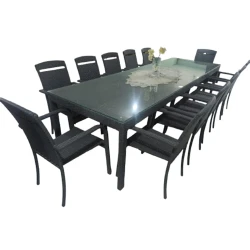 Комплект садовой мебели Zili Rattan Çin, на 12 человек, серый Комплект садовой мебели Zili Rattan Çin, на 12 человек, серый