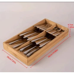 Süfrə ləvazimatları üçün altlıq-orqanayzer, bambuk, qəhvəyi Süfrə ləvazimatları üçün altlıq-orqanayzer, bambuk, qəhvəyi